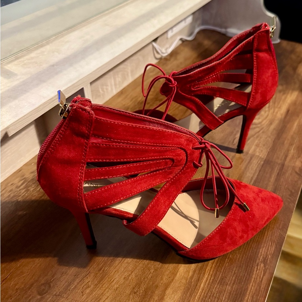 Vibrant Red Women's Heels